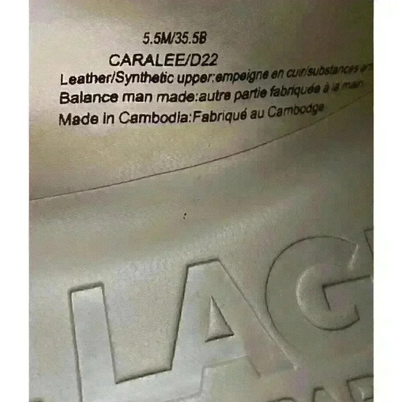 NEW Karl Lagerfeld Paris Caralee Slip on Cap Toe Leather Shoes Womens Size 5 - Picture 5 of 5